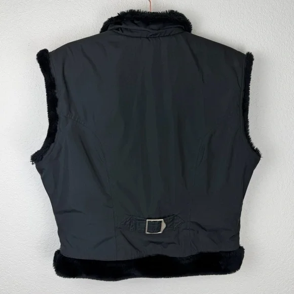 Obermeyer Niki Cropped Lined Vest Black Medium - Picture 3 of 11
